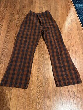 Big Bud Press Gingham Western Pants